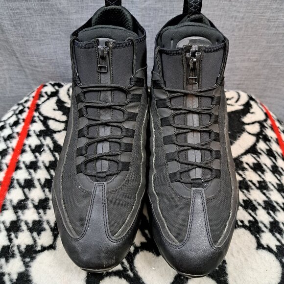 %Size 12 Nike Air Max 95 Black 2015 806809-002 Sneaker boot Men 806809-002 (A3)